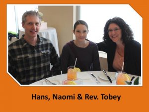 REv. Tobey with husband & daughter