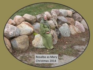 Rosalba as Mary