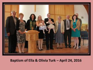 Baptism of Ella & Olivia Turk